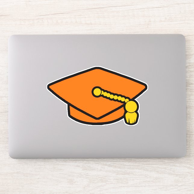 Grad Cap Aufkleber (Computer)