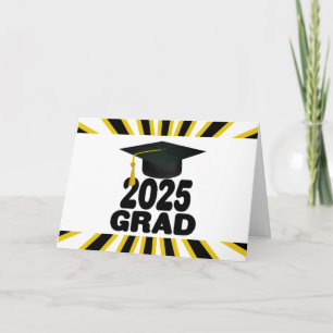 Grad Cap Bold-Klasse von 2025 Karte