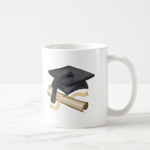 Grad-Cap-Diploma-Tasse Tasse