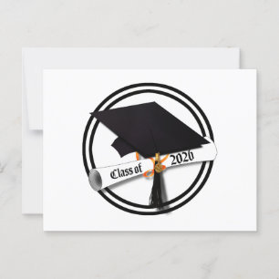 Grad Cap-Klasse 2026 Abschluss Postkarte