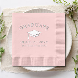 Grad Cap Personalisierter Abschluss Servietten Mit Folie