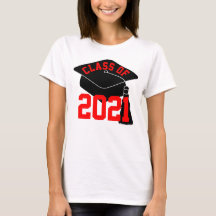 Grad Cap Red Class von 2024