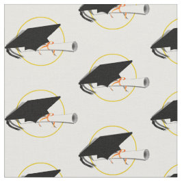 Grad Cap und Diplom Stoff
