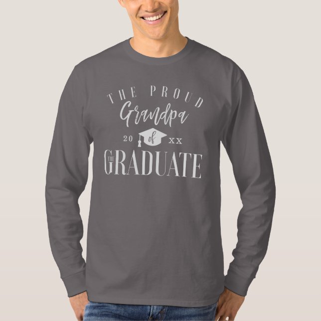 Grad Celebration | Proud Opa des Absolventen T-Shirt (Vorderseite)