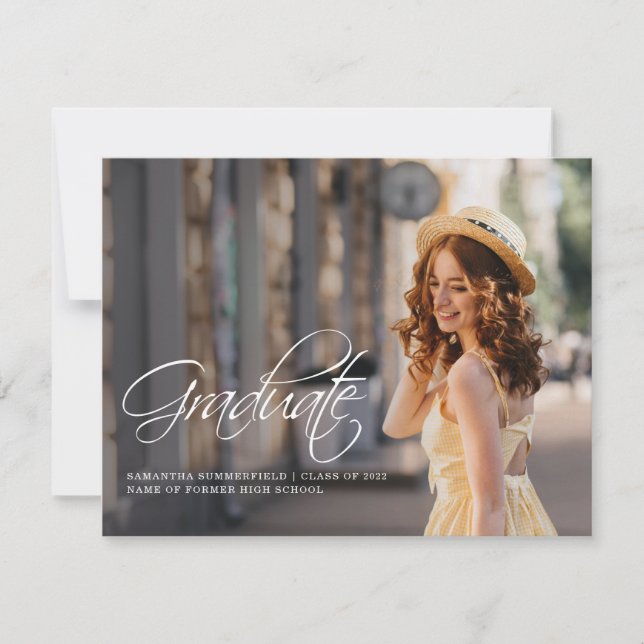 Grad Foto Abschluss 2025 Ankündigung (Vorderseite)