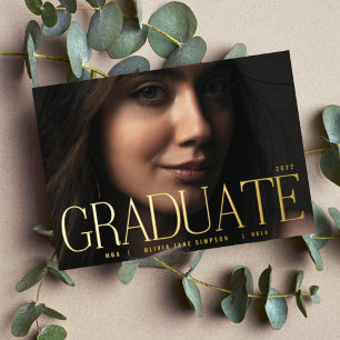 Grad Foto Foil Folieneinladung