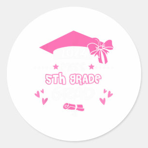 Grad Grad Grad Grad Abschluss Grad Cl von 2024 Runder Aufkleber
