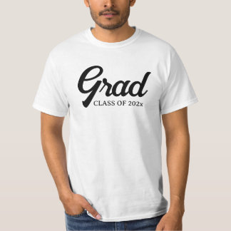 Grad graduate personalized year custom text T-Shirt