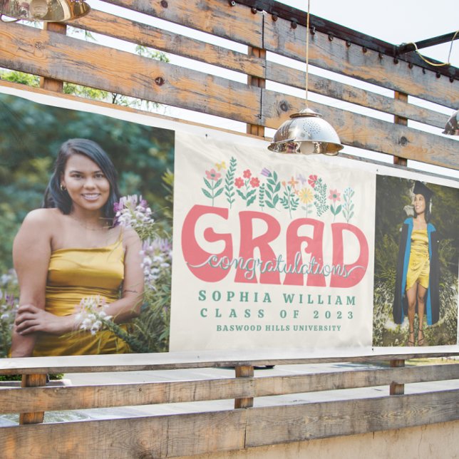 GRAD-GRATULATIONS-ABSCHLUSS BANNER (Von Creator hochgeladen)
