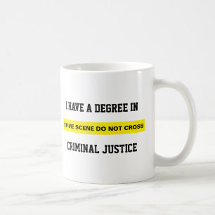 Grad in der Strafjustiz Kaffeetasse