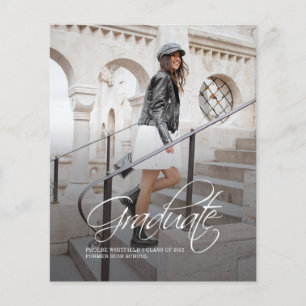 Grad-Kalligrafie-Foto-Abschluss-Ankündigung