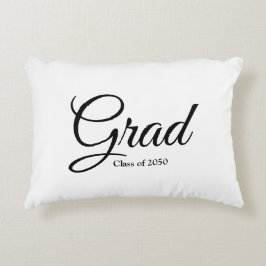 Grad-Klasse des Schwarz-weißen benutzerdefinierten Dekokissen