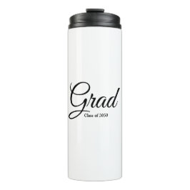 Grad-Klasse des Schwarz-weißen benutzerdefinierten Thermosbecher