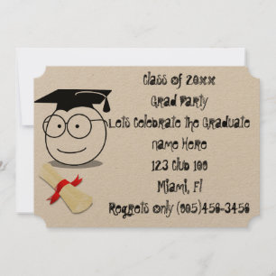 Grad-Klasse Extravagant Personalize Name Destiny P Einladung