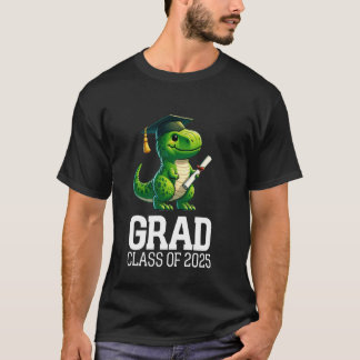 Grad-Klasse von 2025 Funny T-rex Dinosaur-Abschlus T-Shirt