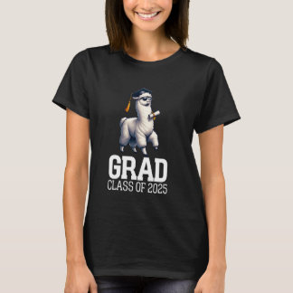 Grad Klasse von 2025 Llama Funny Alpaca Abschluss T-Shirt
