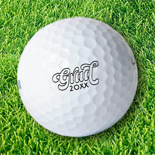 Grad-Klasse von 20XX Retro Vintag Simple Golfball