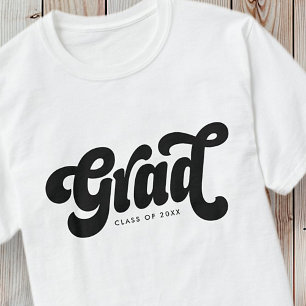 Grad-Klasse von 20XX Retro Vintag Simple T-Shirt