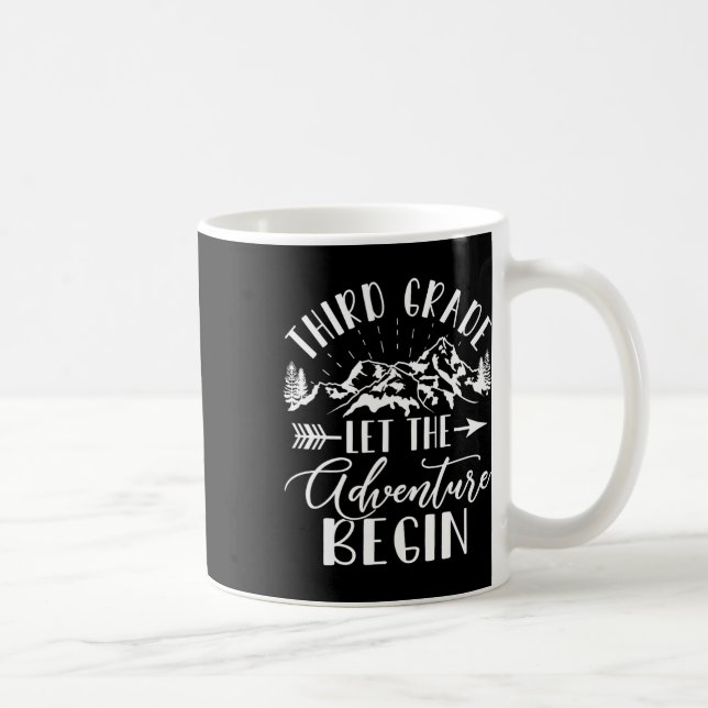 Grad Lass des Abenteuers Beginnen Sie den ersten T Kaffeetasse (Rechts)