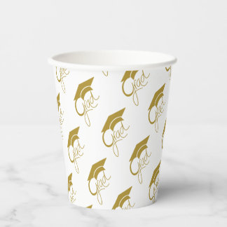 Grad Moderne Gold-Musterpapiere Pappbecher