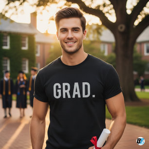Grad Moderner Abschluss Personalisiert T-Shirt