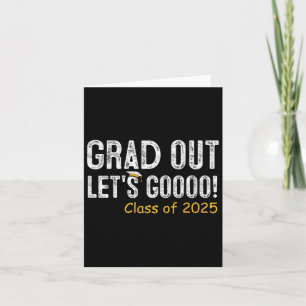 Grad nach Cl von 2025 Senior Abschluss Gifts Gradu Karte