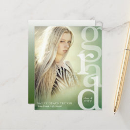 GRAD Overlay Budget Grüne Abschluss Ankündigung