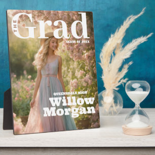 Grad Party Foto Magazine Cover Einladung Fotoplatte