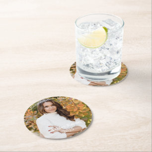 Grad Runder Pappuntersetzer