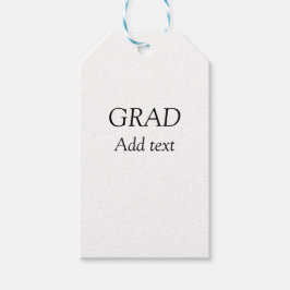 Grad schlicht minimaler Abschluss elegante moderne Geschenkanhänger