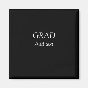 Grad schlicht minimaler Abschluss elegante moderne Magnet