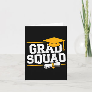 Grad Squad Cl von 2025 Abschluss Karte
