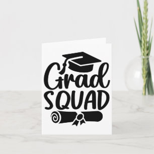 Grad Squad Cl von 2025 Abschluss Karte