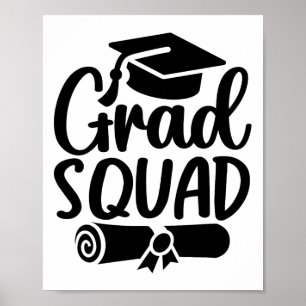 Grad Squad Cl von 2025 Abschluss Poster