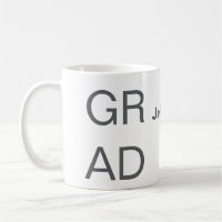 Grad Typografie Moderner Abschluss einfach minimal