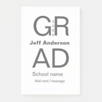 Grad Typografie Moderner Abschluss einfach minimal