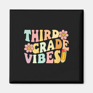 Grad vibes 3. Klasse 1 Schullehrer Ki Magnet