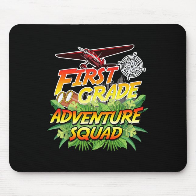Grade Adventure Squad - Safari Theme Teacher Team Mousepad (Vorne)