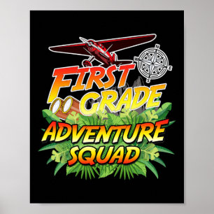 Grade Adventure Squad - Safari Theme Teacher Team Poster
