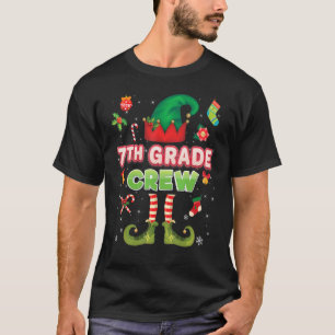 Grade Elf Crew Weihnachten Weihnachtsfeier Sieben T-Shirt