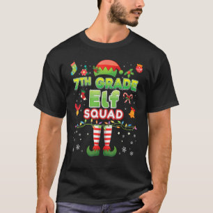Grade Elf Squad Weihnachtsweihnachtsfest Anzug 7. T-Shirt