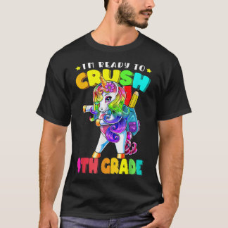 Grade Floss Dance Einhorn Zurück in die Schule Gir T-Shirt
