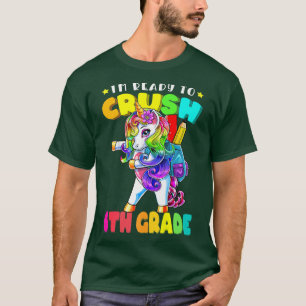 Grade Floss Dance Einhorn Zurück in die Schule Gir T-Shirt