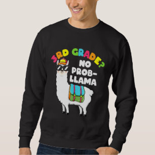 Grade No Prob Llama Llama Apparel Erster Tag Sweatshirt