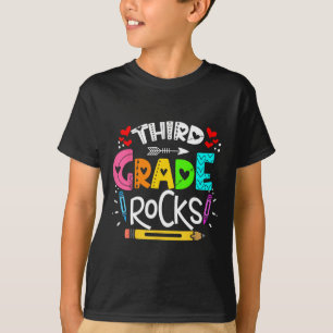 Grade Rocks Rocking 3. Klasse Lehrer T - Shirt.png T-Shirt