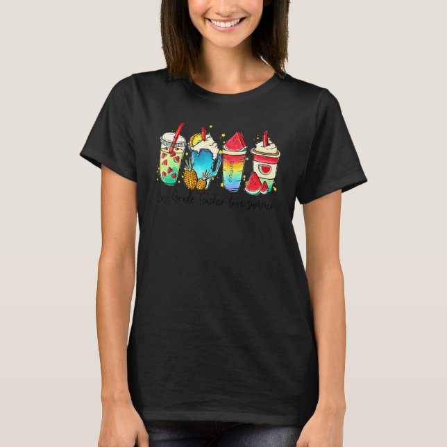 Grade School Watermelon Smoothies T-Shirt (Vorderseite)