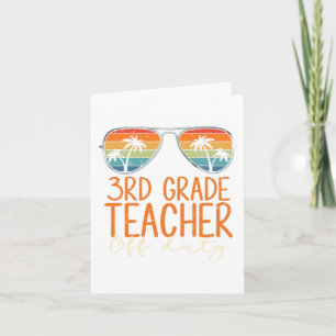 Grade Teacher Off Duty Sungles Beach Teacher Somme Karte