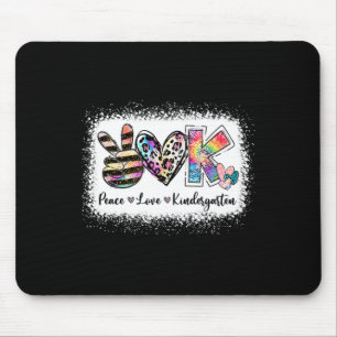 Grade Teacher Peace Liebe Kindergarten Team Kinder Mousepad