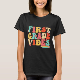 Grade Vibes Retro Groovy - 1. Klasse zurück nach S T-Shirt