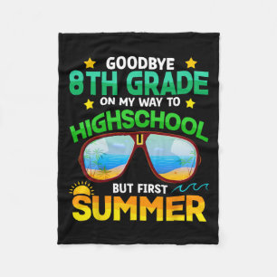 Grade Way to High School Grade erste Sommer Gradua Fleecedecke